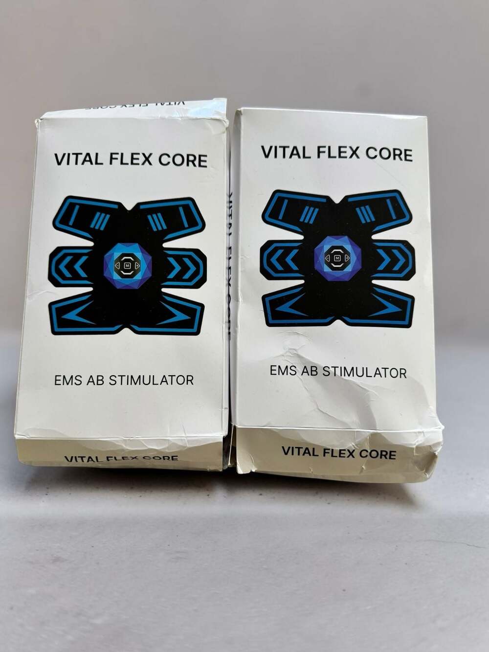 Vital Flex Core EMS Ab Stimulator Muscle Toning Trainer Pack of 2